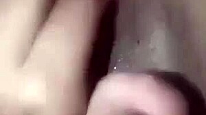 Slim Dominican beauty indulges in solo play