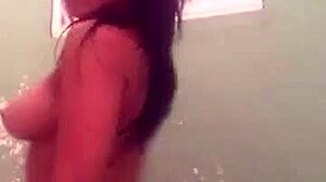 Dominican beauty gets naughty on camera