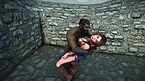Ysoldas最黑暗的幻想在Skyrims 3D角色扮演性爱冒险中实现