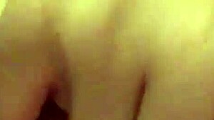 Pre-bed fingering session leads to squirting orgasm